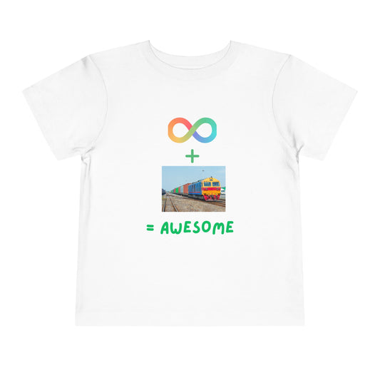 Autism Acceptance Toddler Train Lover T-Shirt | Special Interest Tee (2T–5T)