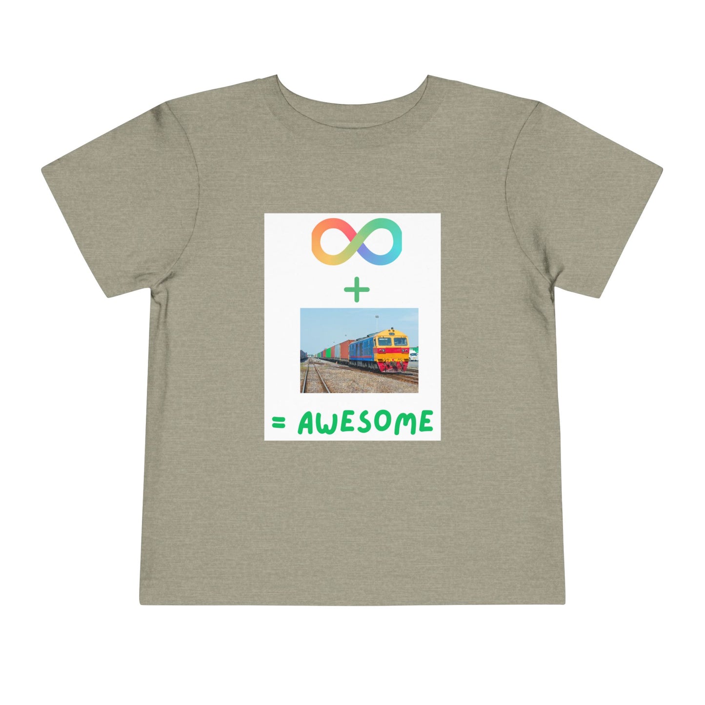 Autism Acceptance Toddler Train Lover T-Shirt | Special Interest Tee (2T–5T)