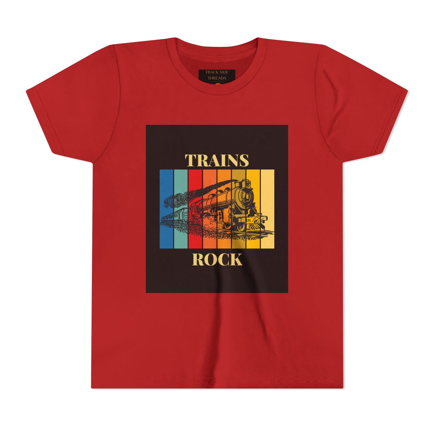 Kids Train Lover T-Shirt | Youth Railfan Tee – Trains Rock