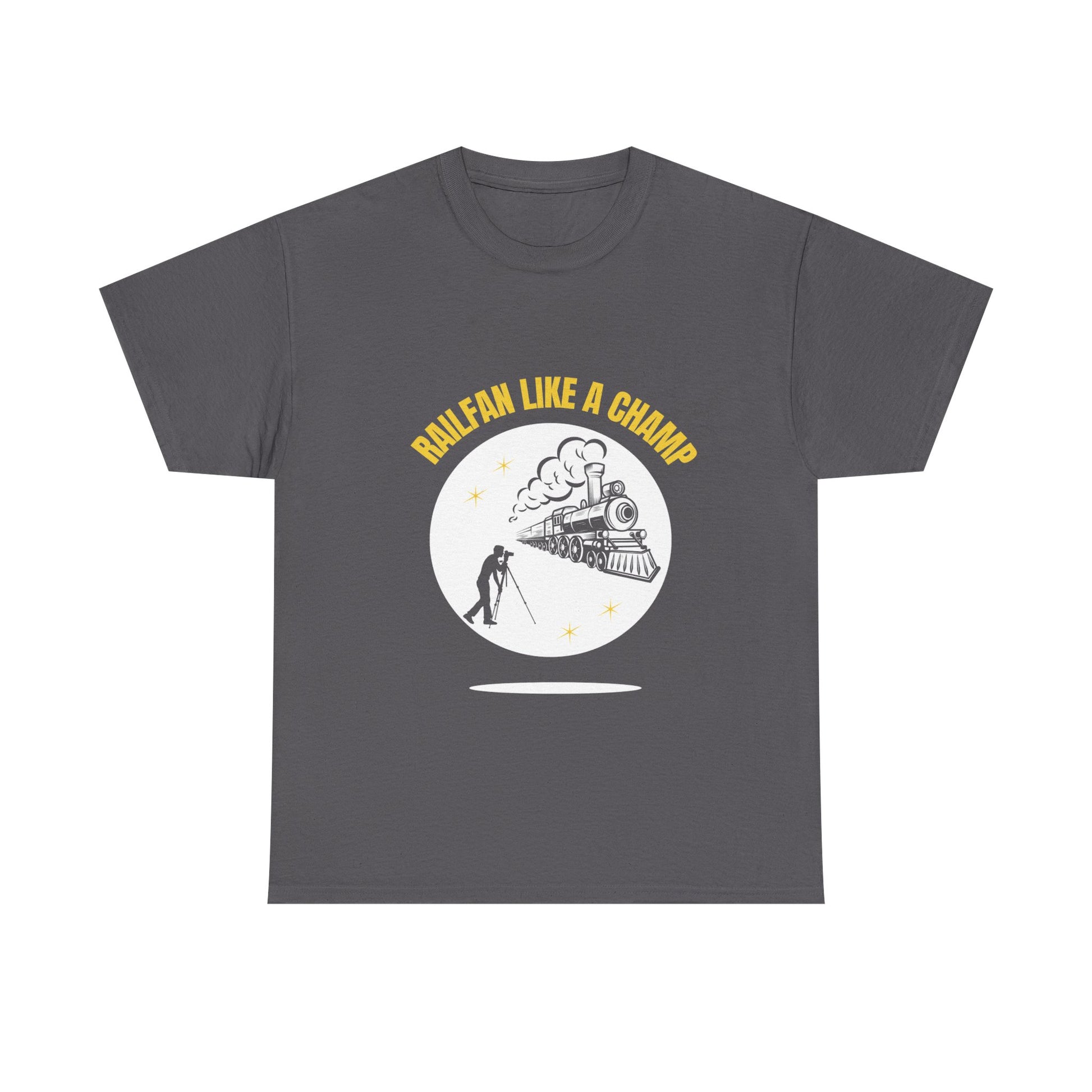 Classic railway train lover graphic t-shirt