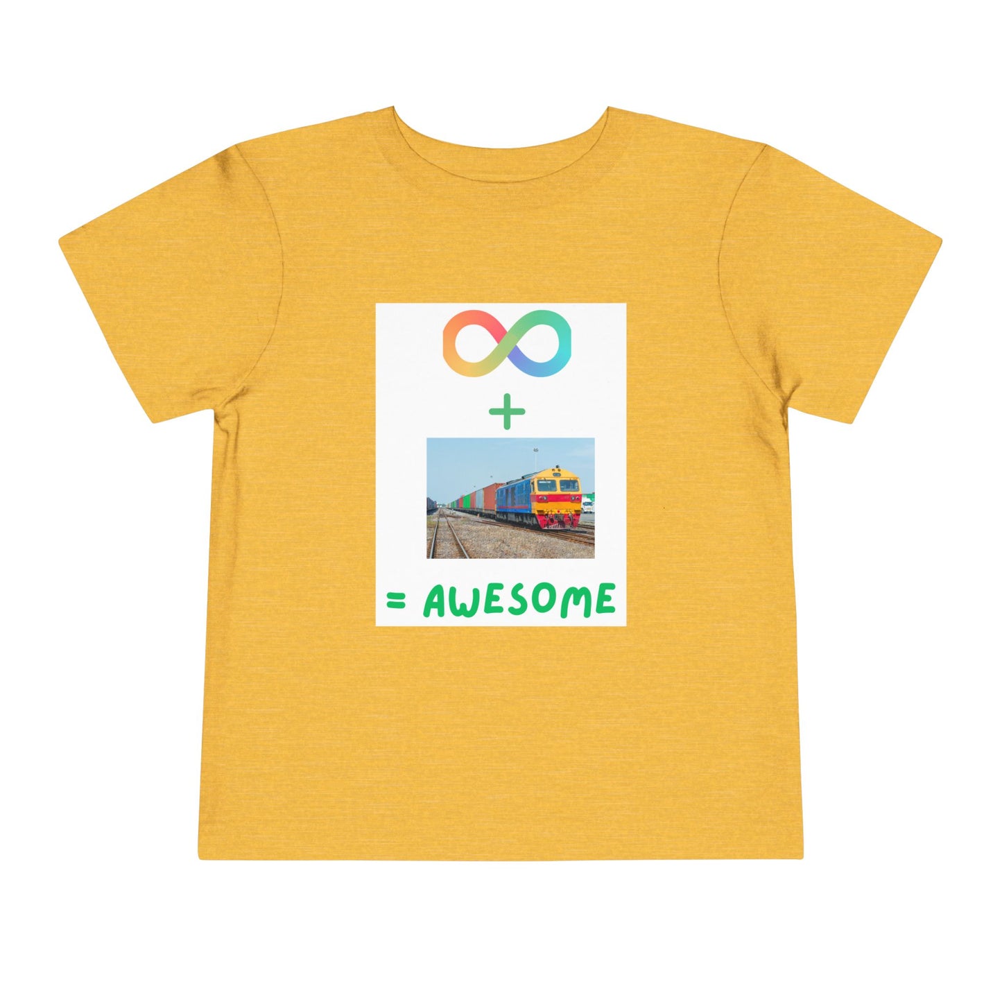 Autism Acceptance Toddler Train Lover T-Shirt | Special Interest Tee (2T–5T)