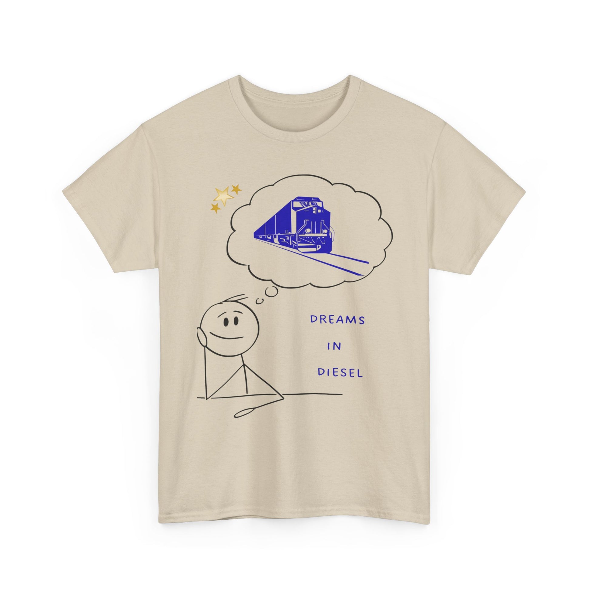 Dream in Diesel diesel locomotive railfan t-shirt