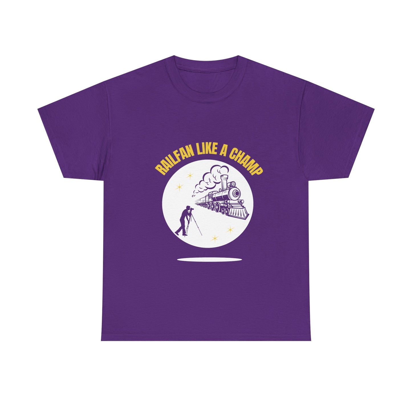 Classic railway train lover graphic t-shirt