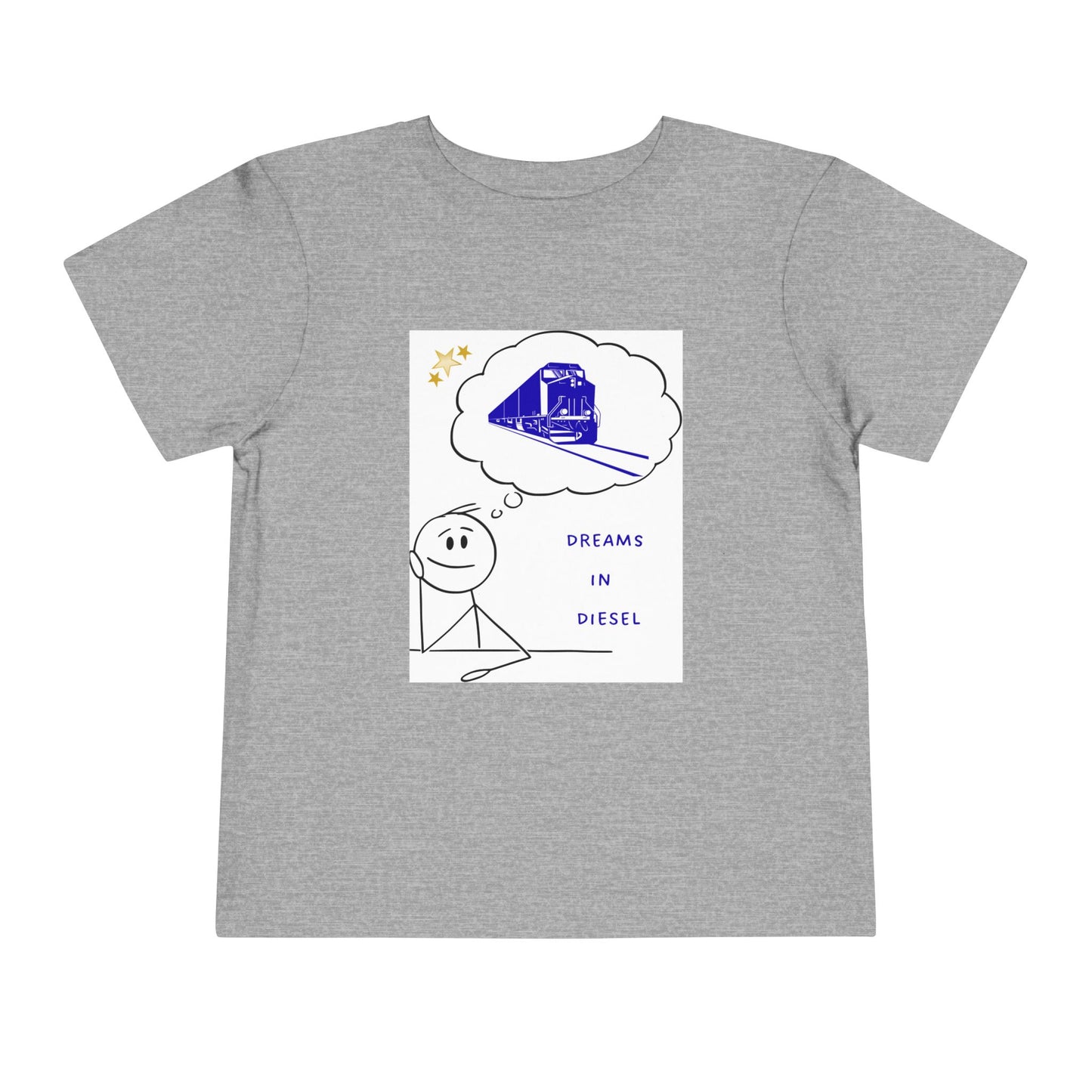 Toddler Freight Train T-Shirt | Dream in Diesel Train Lover Tee (2T–5T)