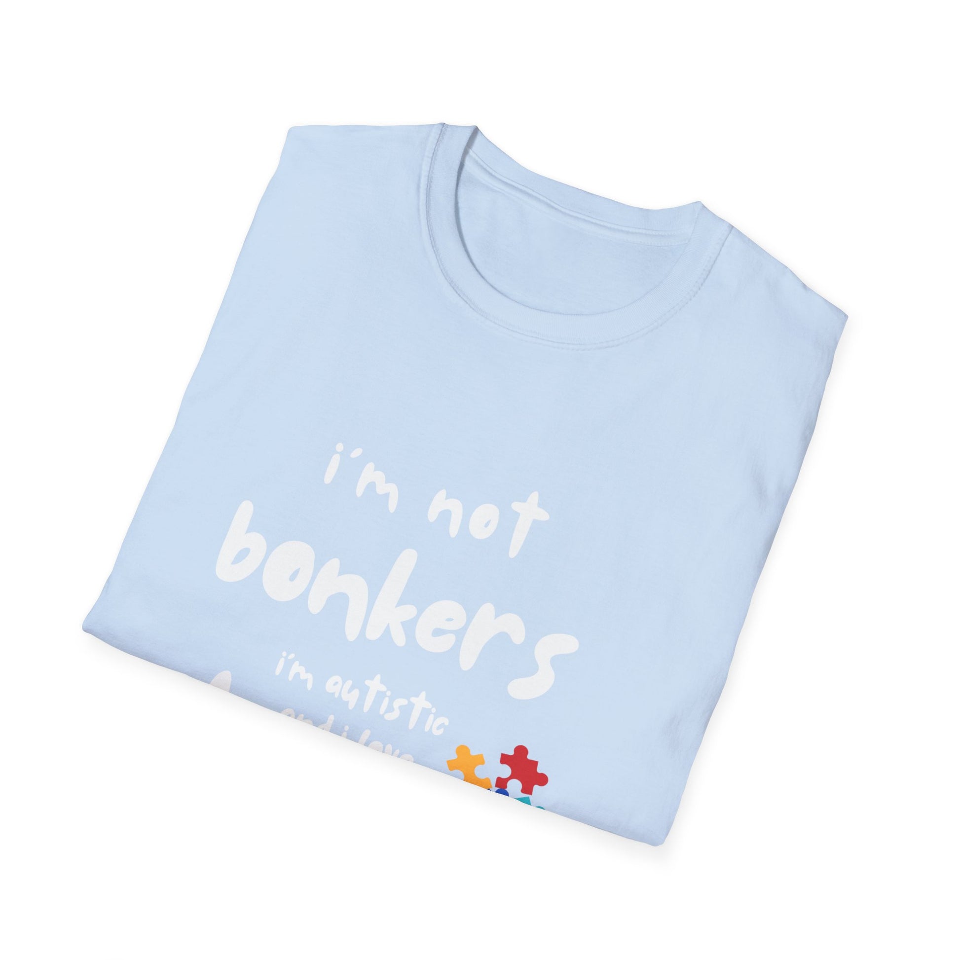 I’m Not Bonkers – Autism Acceptance Train Lover T-Shirt