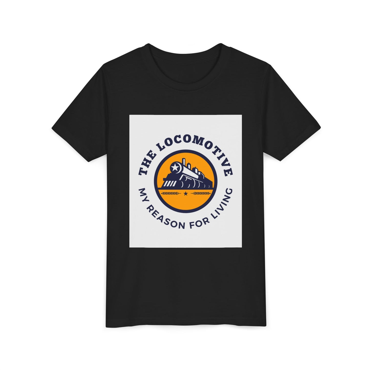 Kids Train Lover T-Shirt | Trains Are My Happy Place Youth Railfan Tee