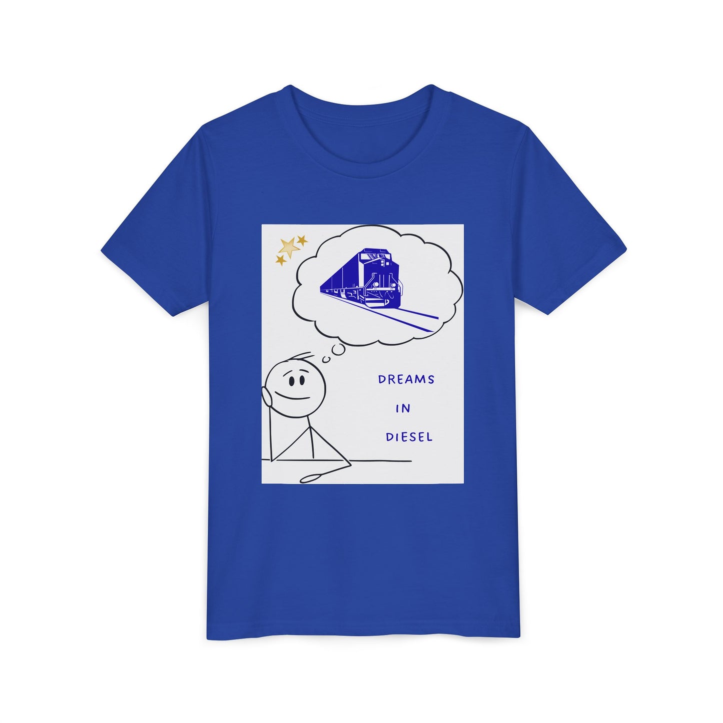 Kids Freight Train T-Shirt | Dream in Diesel Youth Railfan Tee
