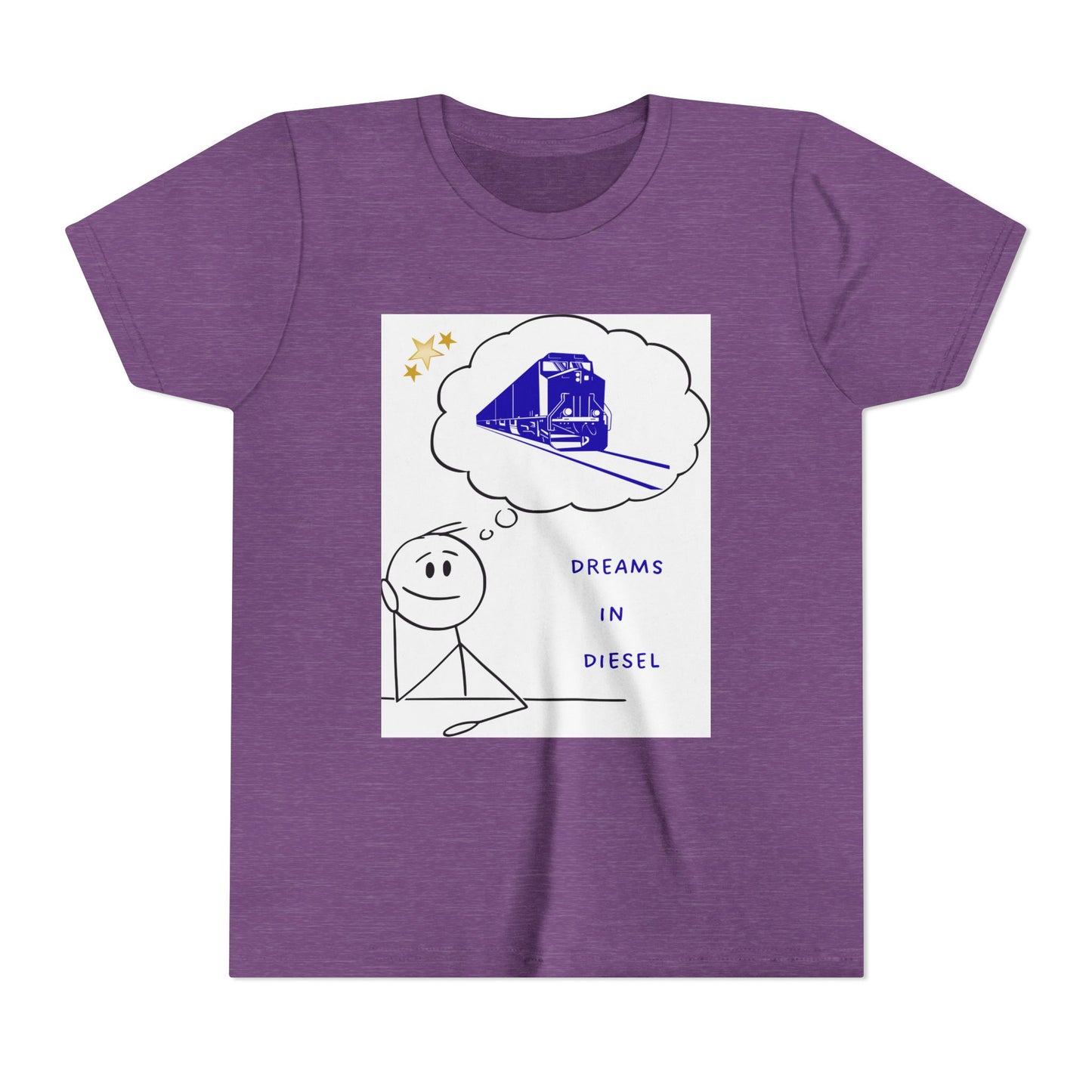 Kids Freight Train T-Shirt | Dream in Diesel Youth Railfan Tee