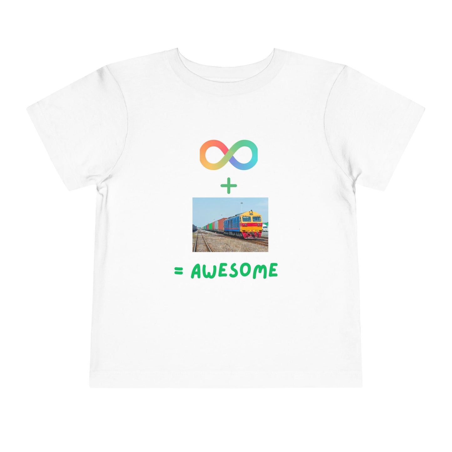 Autism Acceptance Toddler Train Lover T-Shirt | Special Interest Tee (2T–5T)