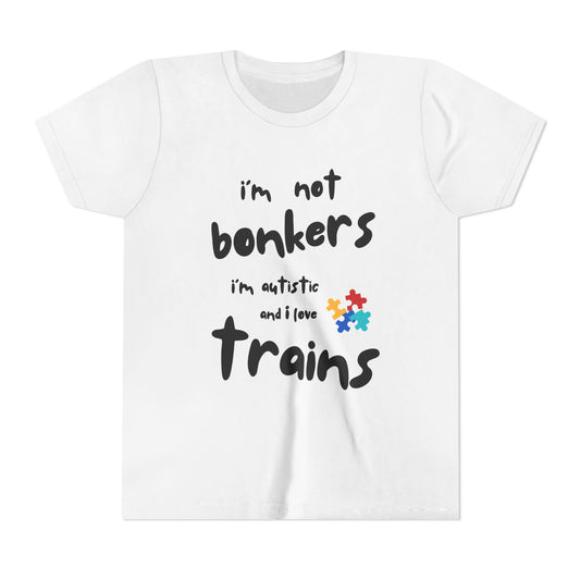 Autism Acceptance Kids Train Lover T-Shirt | Youth Special Interest Tee