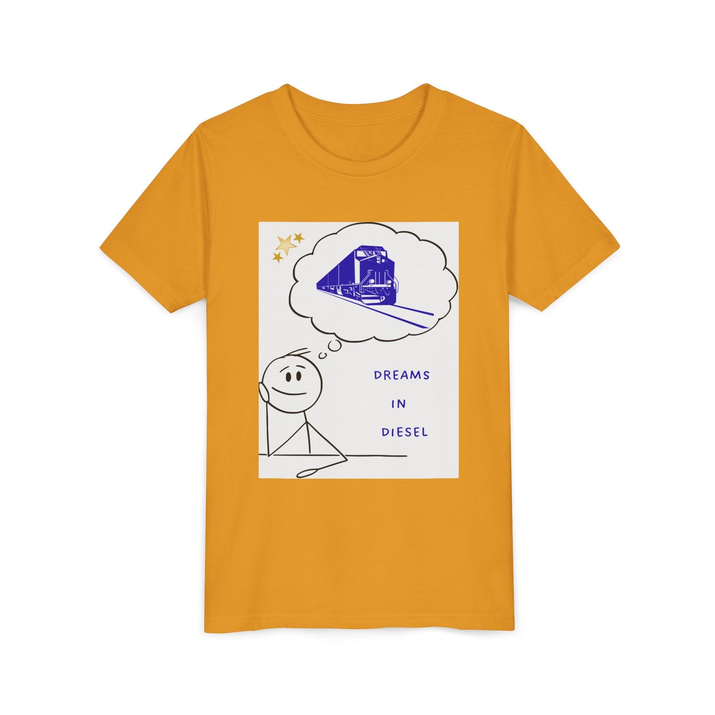 Kids Freight Train T-Shirt | Dream in Diesel Youth Railfan Tee