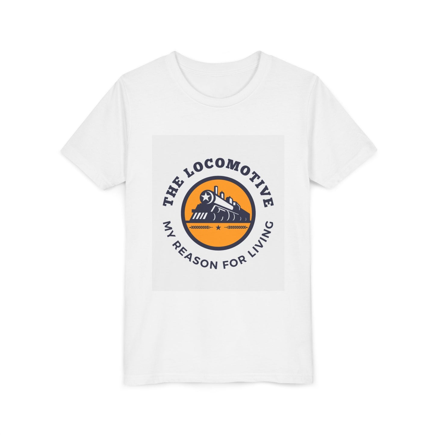 Kids Train Lover T-Shirt | Trains Are My Happy Place Youth Railfan Tee