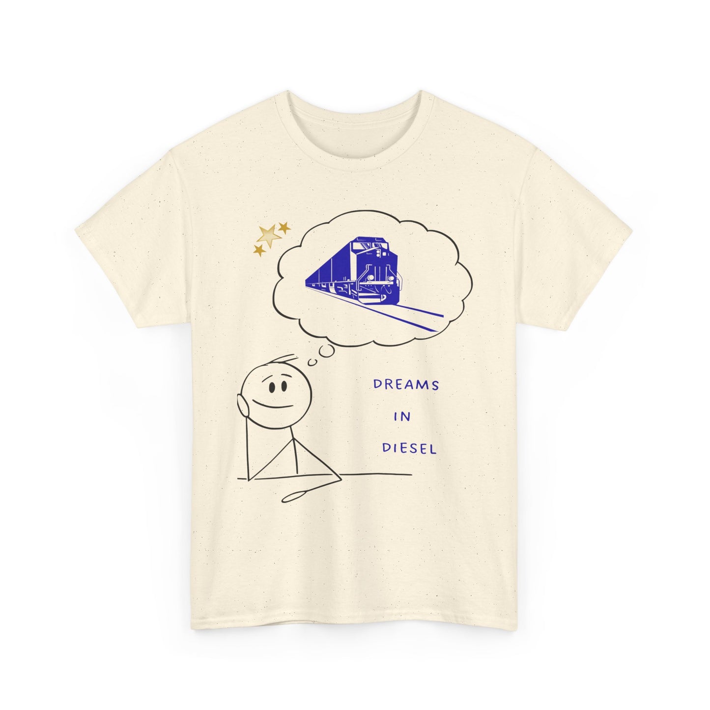 Dream in Diesel diesel locomotive railfan t-shirt