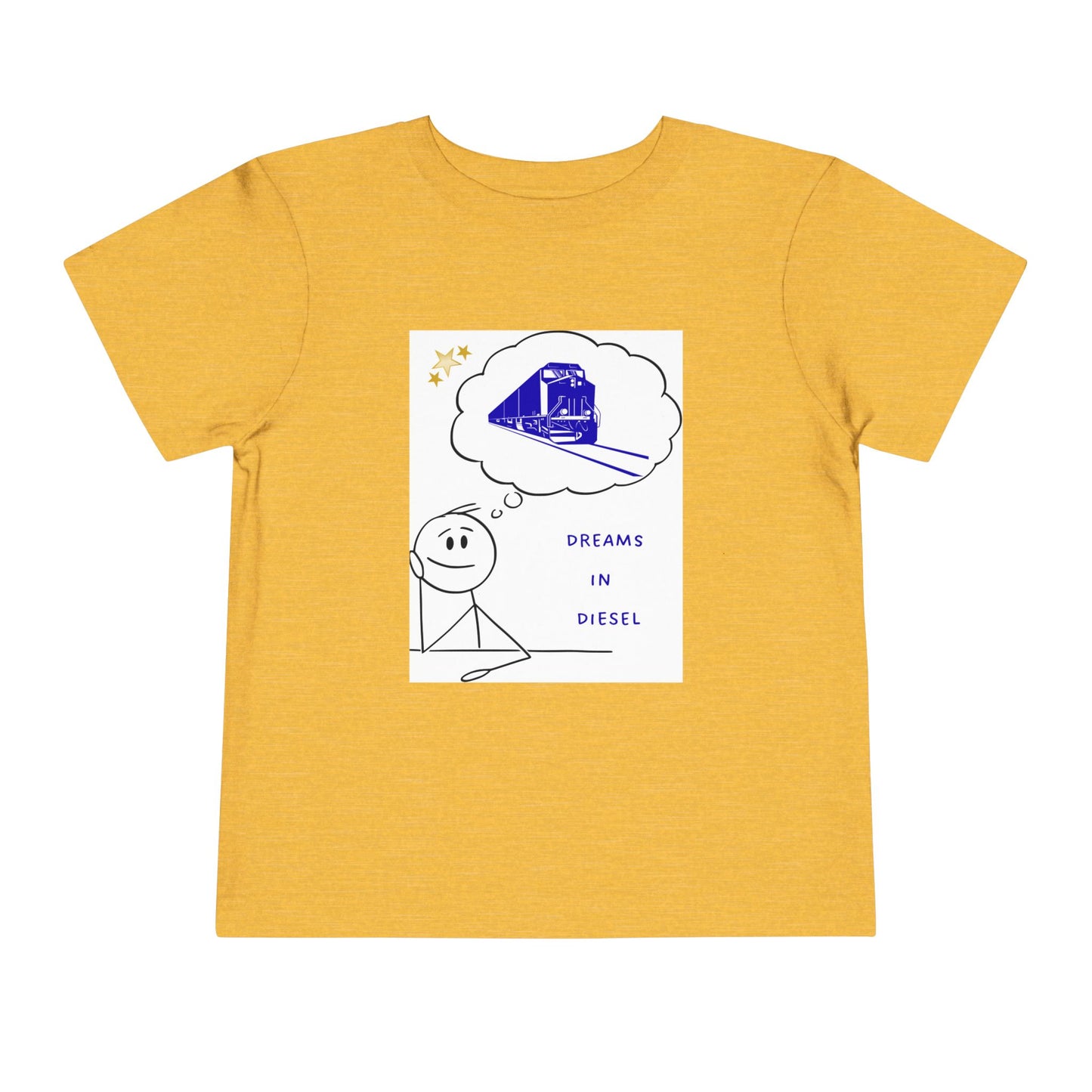 Toddler Freight Train T-Shirt | Dream in Diesel Train Lover Tee (2T–5T)