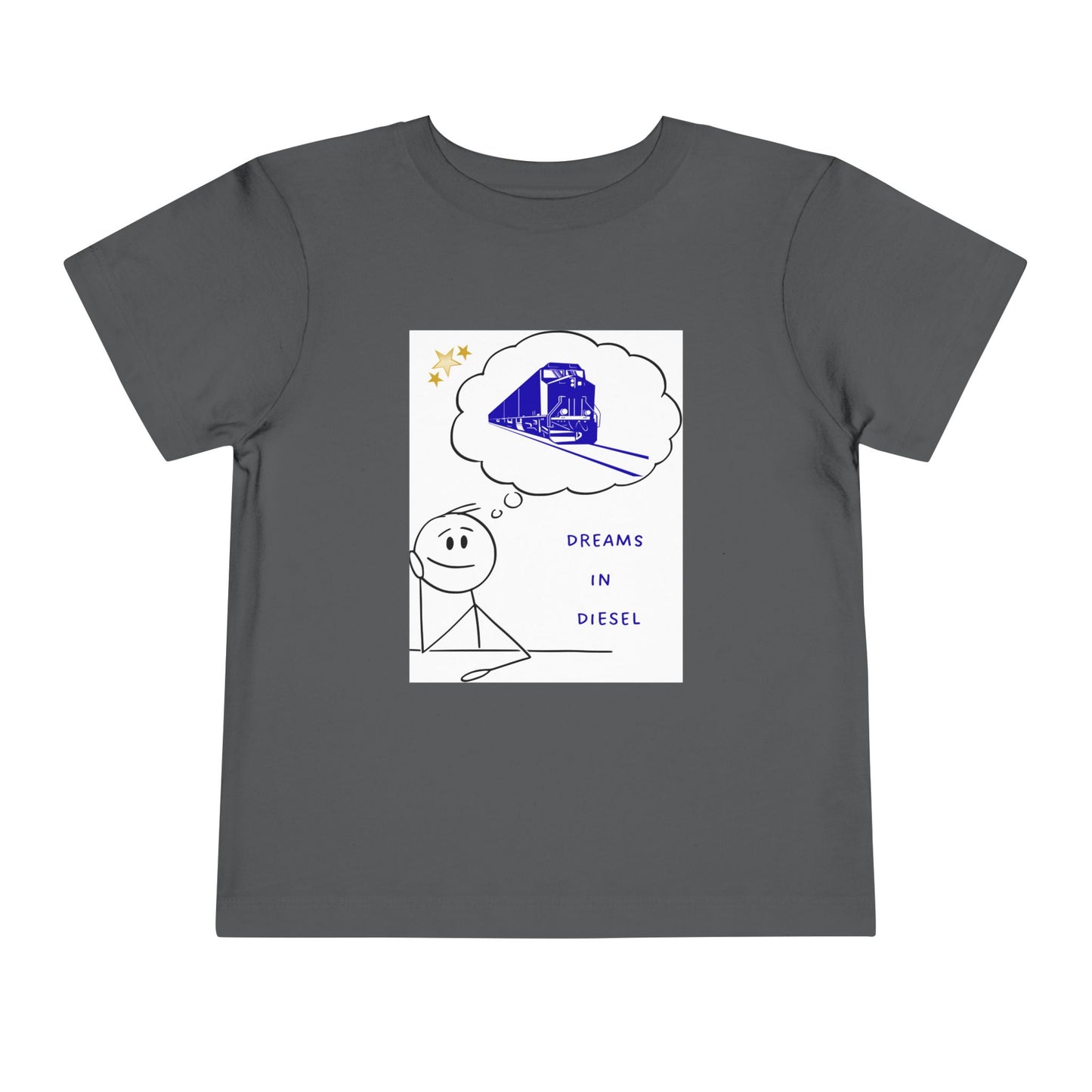 Toddler Freight Train T-Shirt | Dream in Diesel Train Lover Tee (2T–5T)