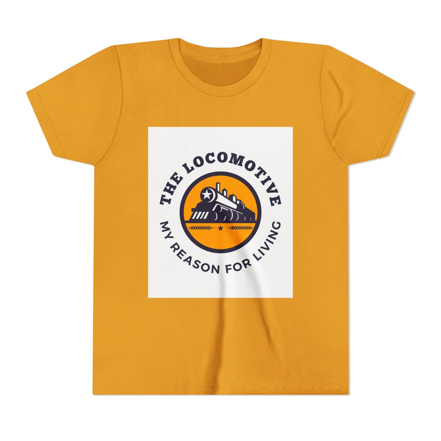 Kids Train Lover T-Shirt | Trains Are My Happy Place Youth Railfan Tee