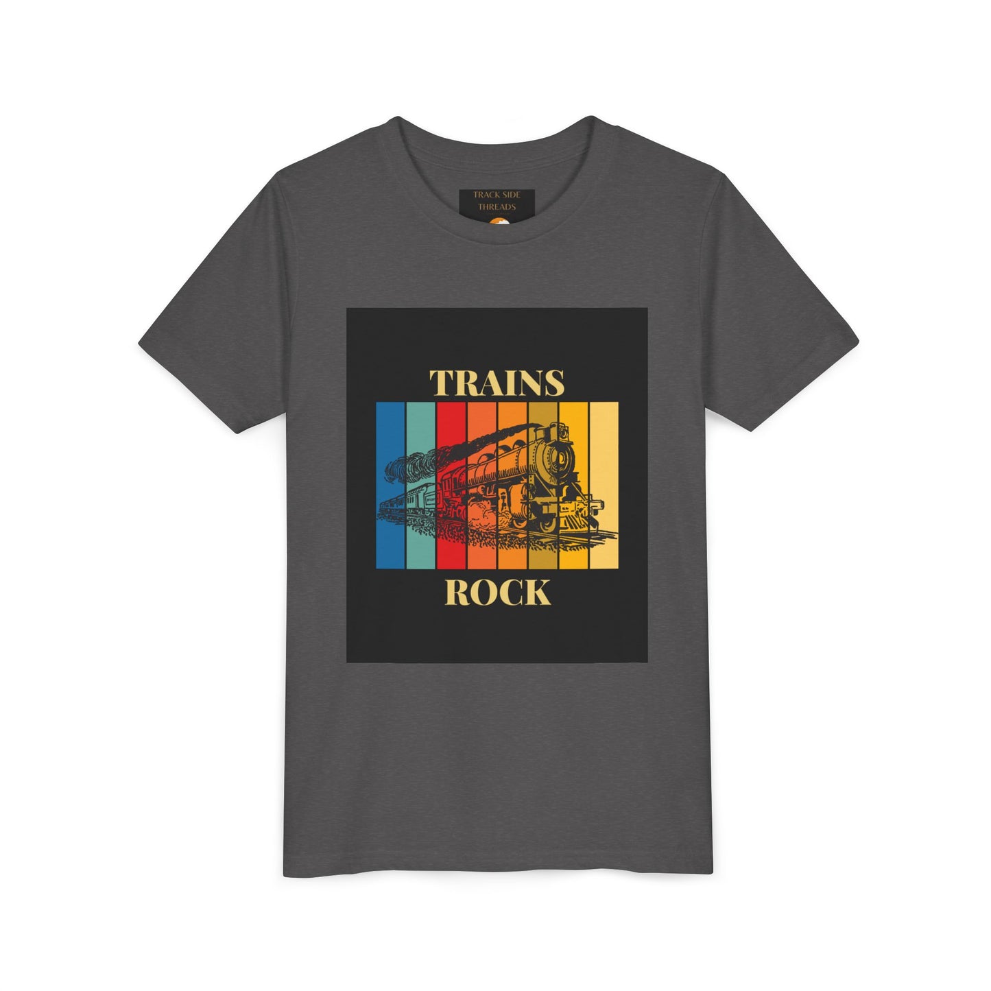 Kids Train Lover T-Shirt | Youth Railfan Tee – Trains Rock