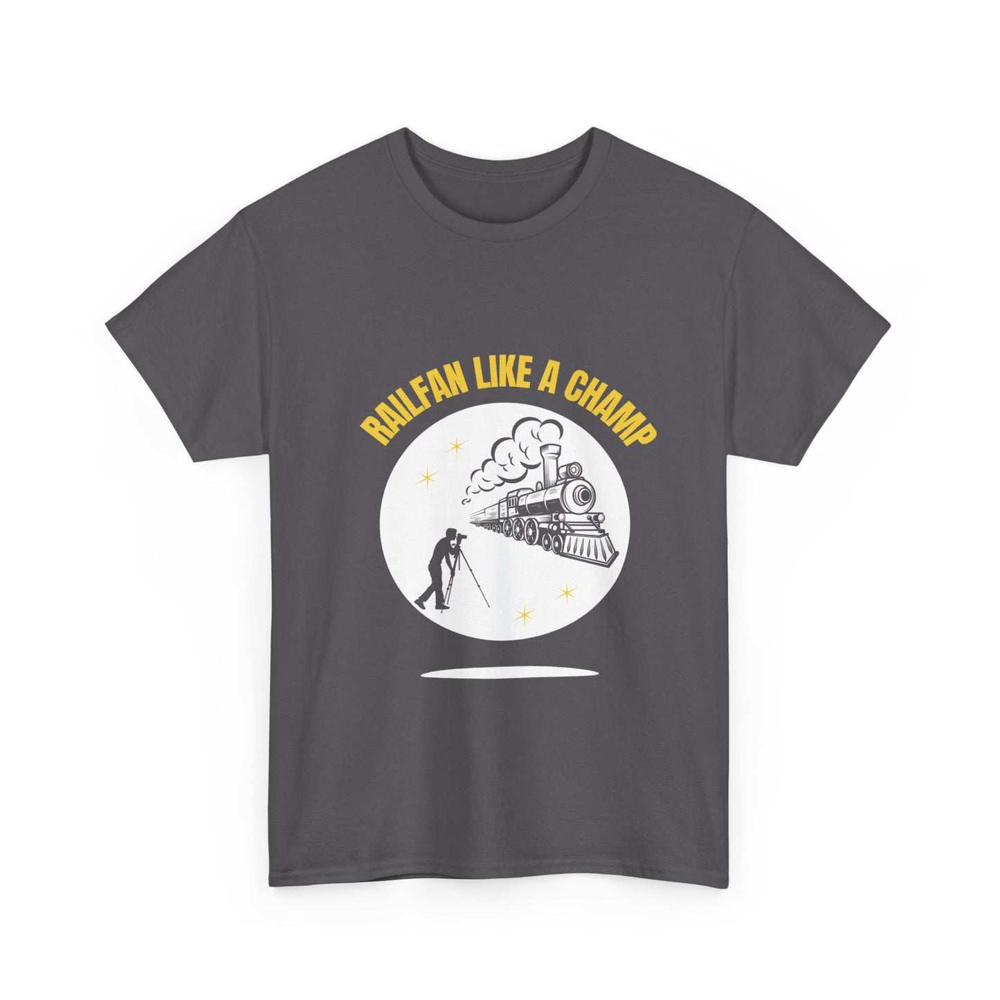 Classic railway train lover graphic t-shirt