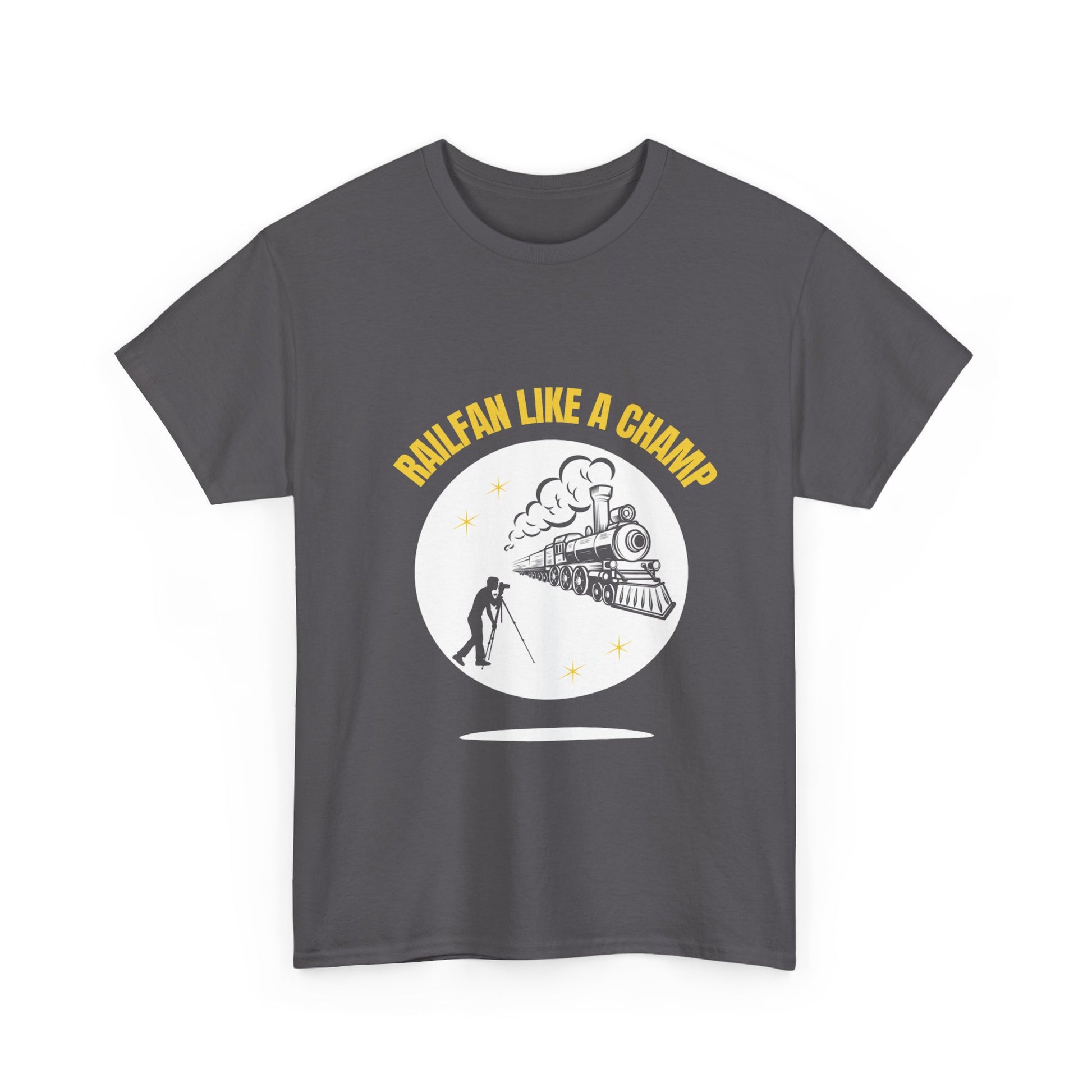 Classic railway train lover graphic t-shirt