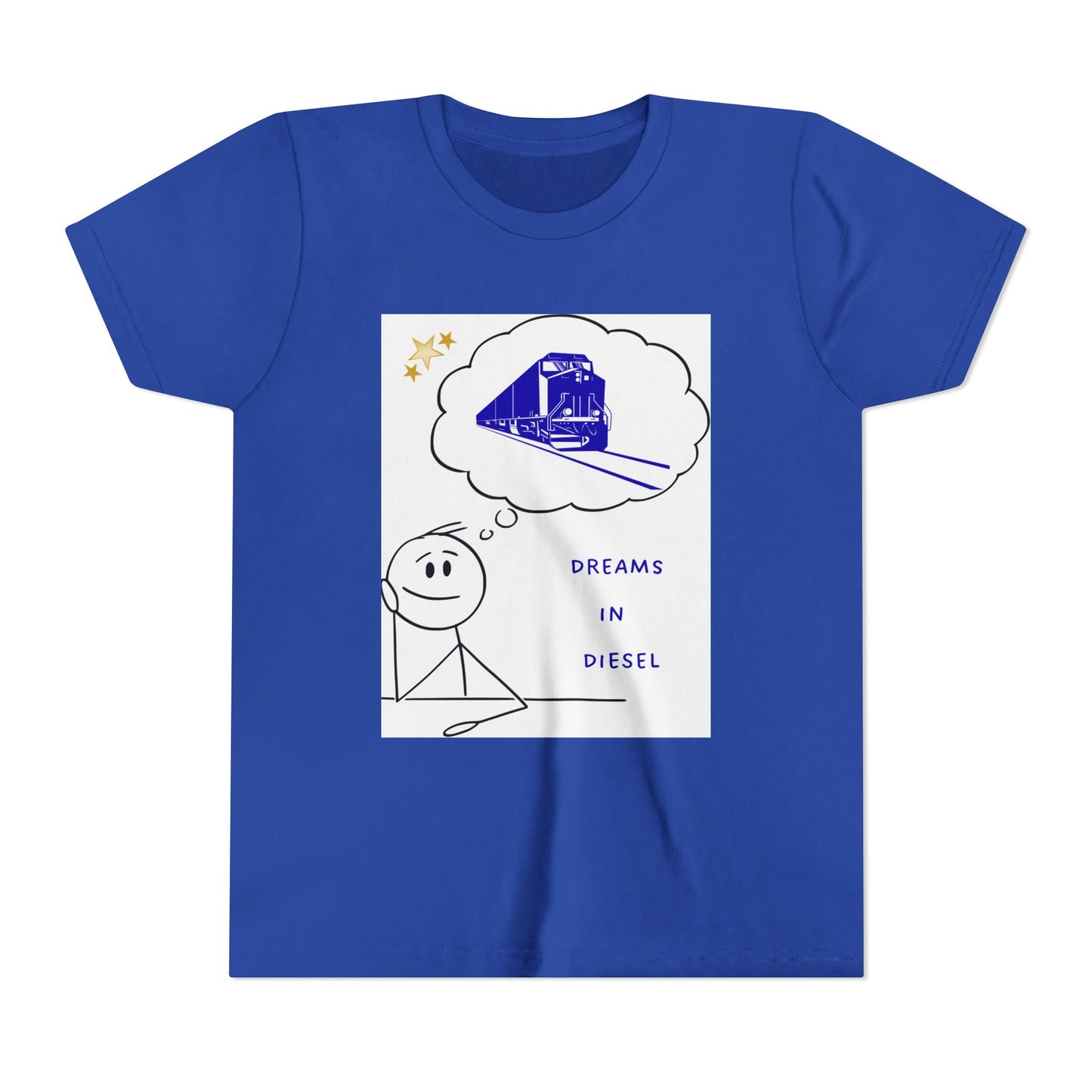 Kids Freight Train T-Shirt | Dream in Diesel Youth Railfan Tee