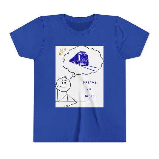 Kids Freight Train T-Shirt | Dream in Diesel Youth Railfan Tee