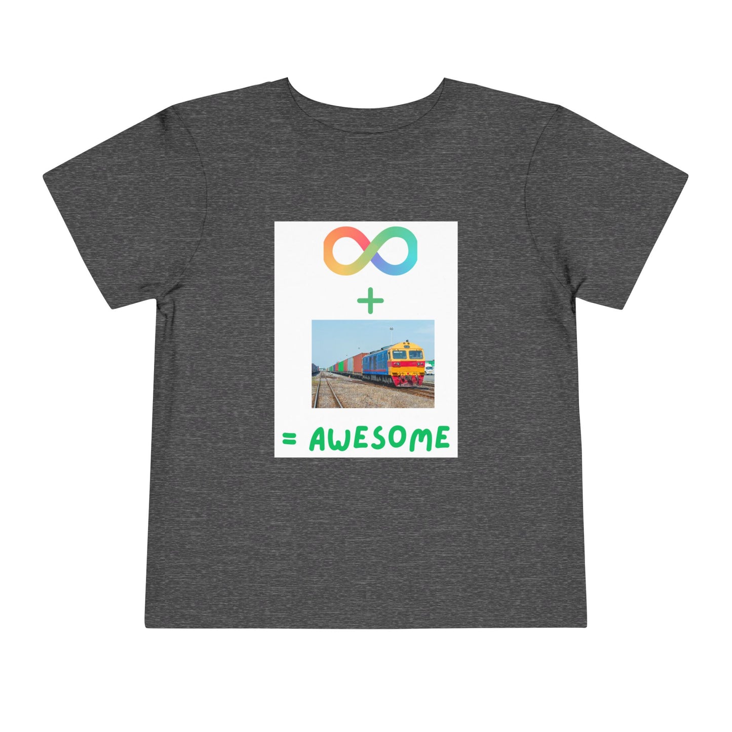 Autism Acceptance Toddler Train Lover T-Shirt | Special Interest Tee (2T–5T)