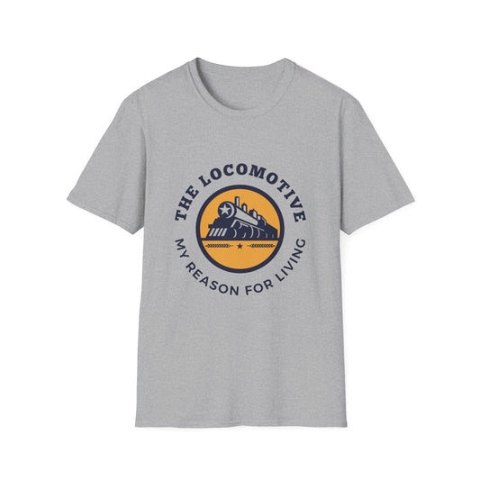 Trains Are My Happy Place – Train Lover Graphic T-Shirt