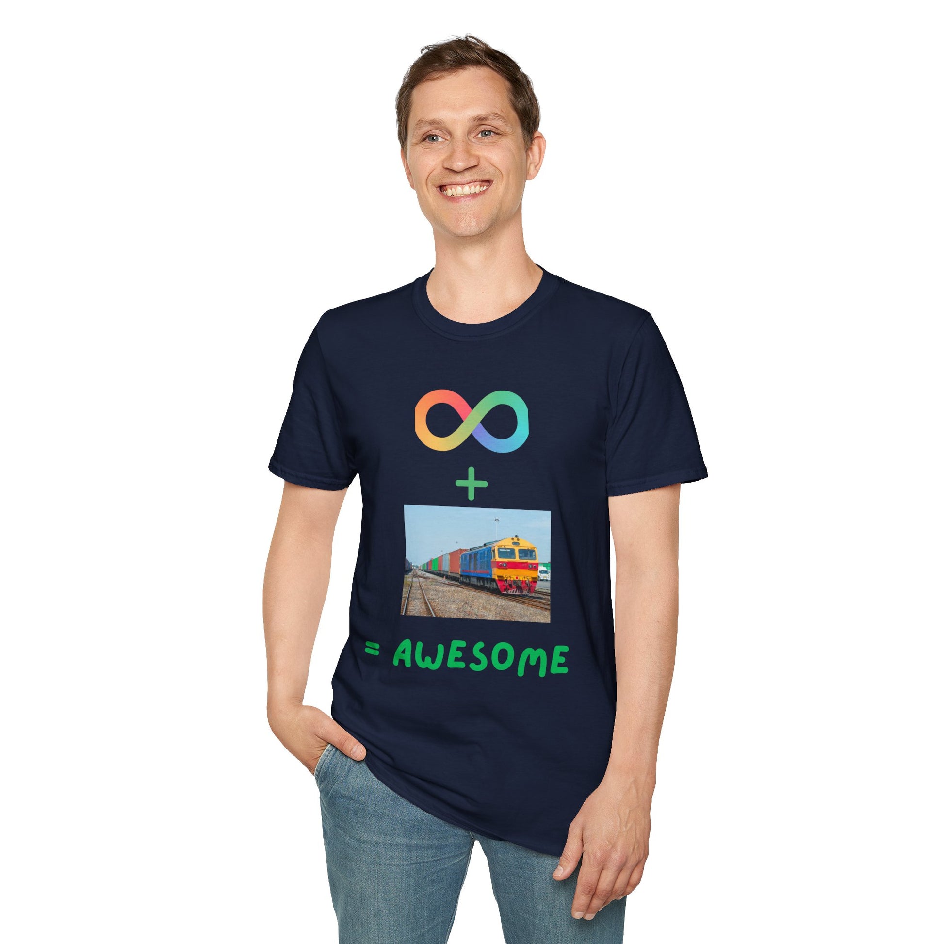 autism acceptance train lover special interest t-shirt