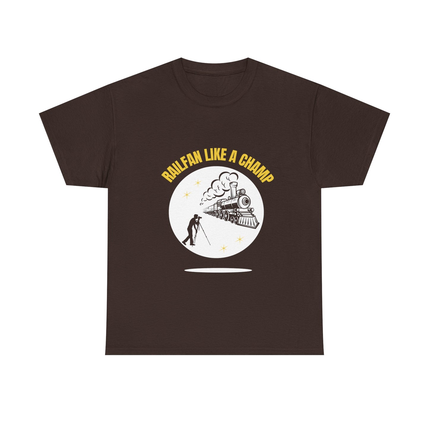 Classic railway train lover graphic t-shirt