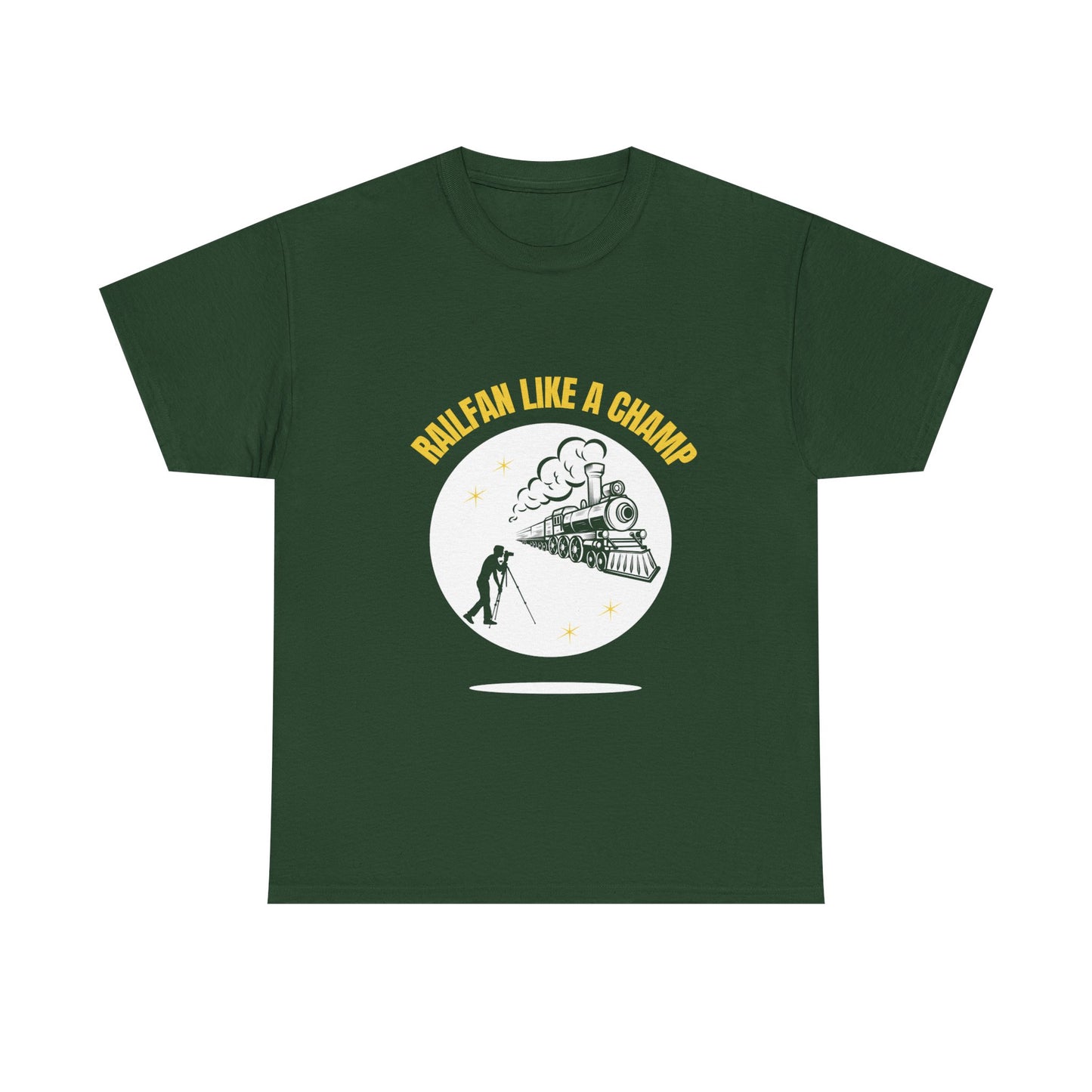 Classic railway train lover graphic t-shirt