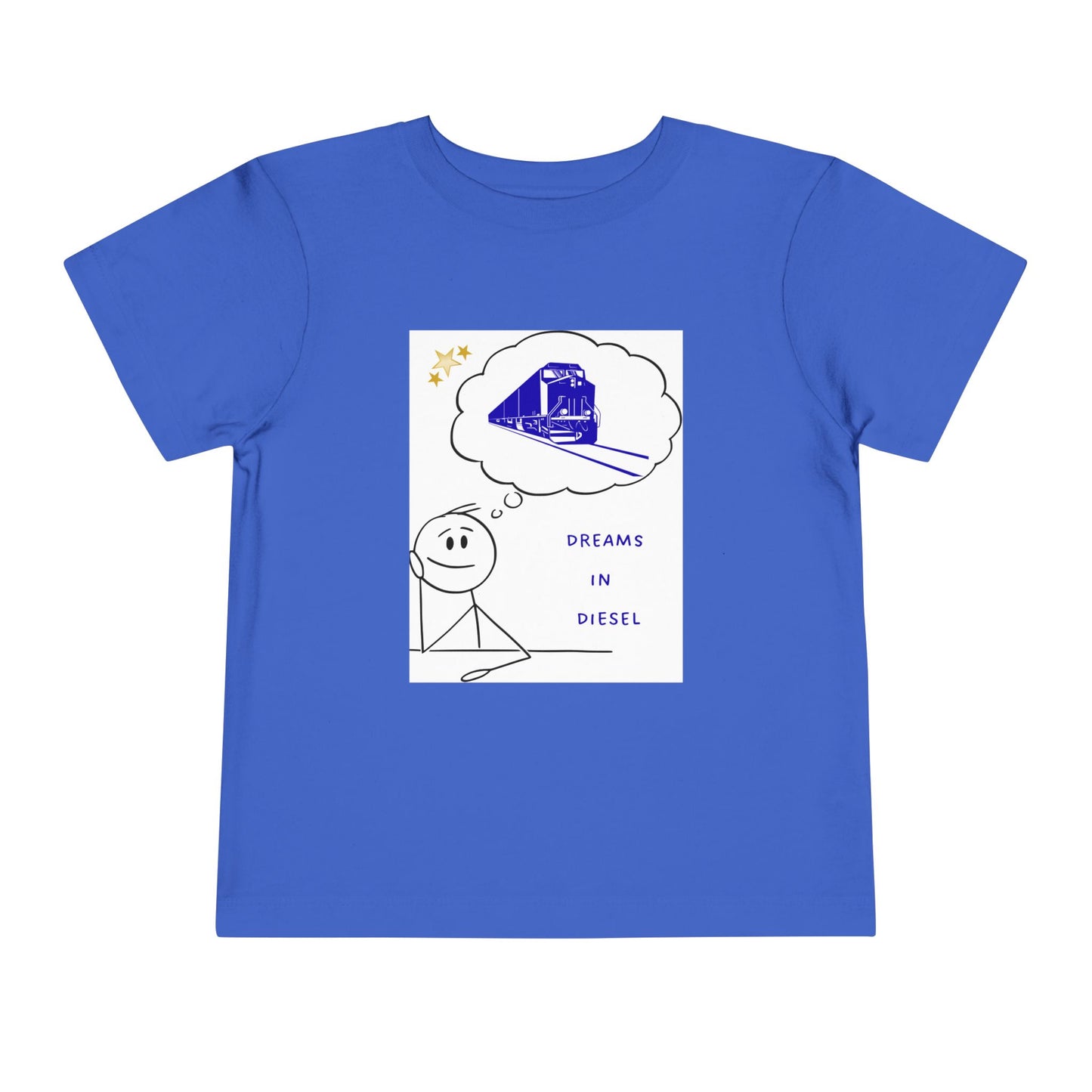 Toddler Freight Train T-Shirt | Dream in Diesel Train Lover Tee (2T–5T)