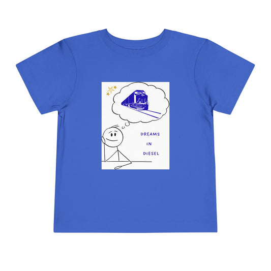 Toddler Freight Train T-Shirt | Dream in Diesel Train Lover Tee (2T–5T)