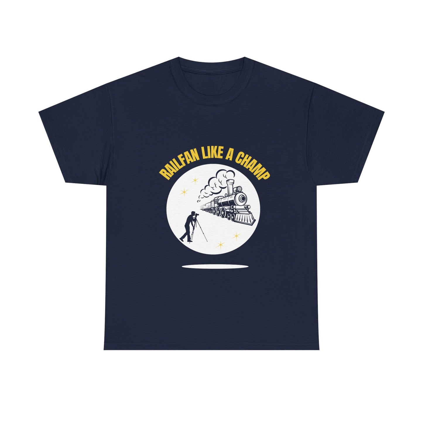Classic railway train lover graphic t-shirt