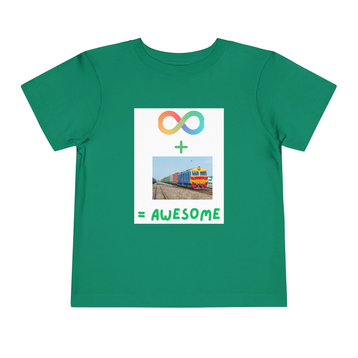 Autism Acceptance Toddler Train Lover T-Shirt | Special Interest Tee (2T–5T)