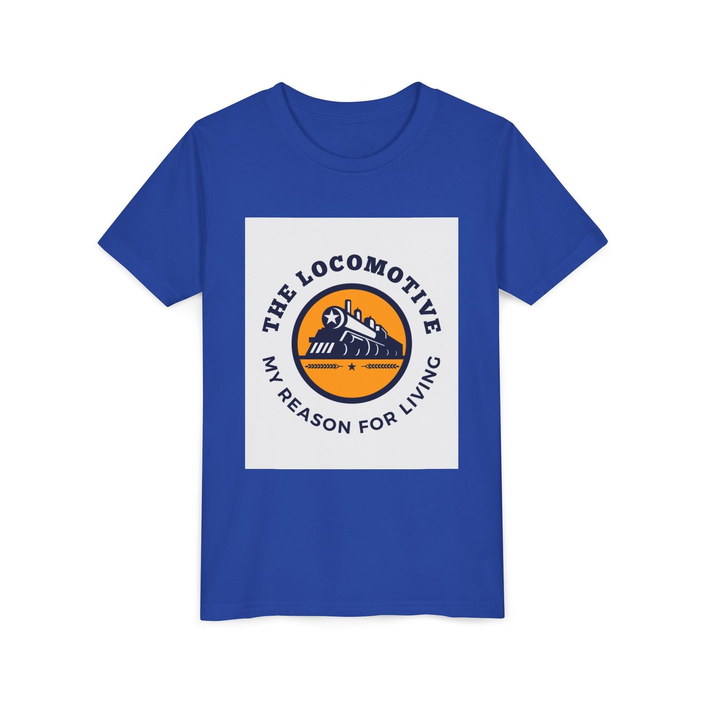 Kids Train Lover T-Shirt | Trains Are My Happy Place Youth Railfan Tee