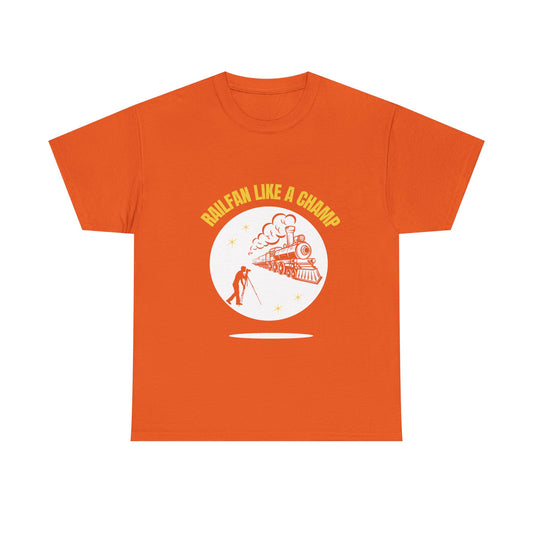 Classic railway train lover graphic t-shirt