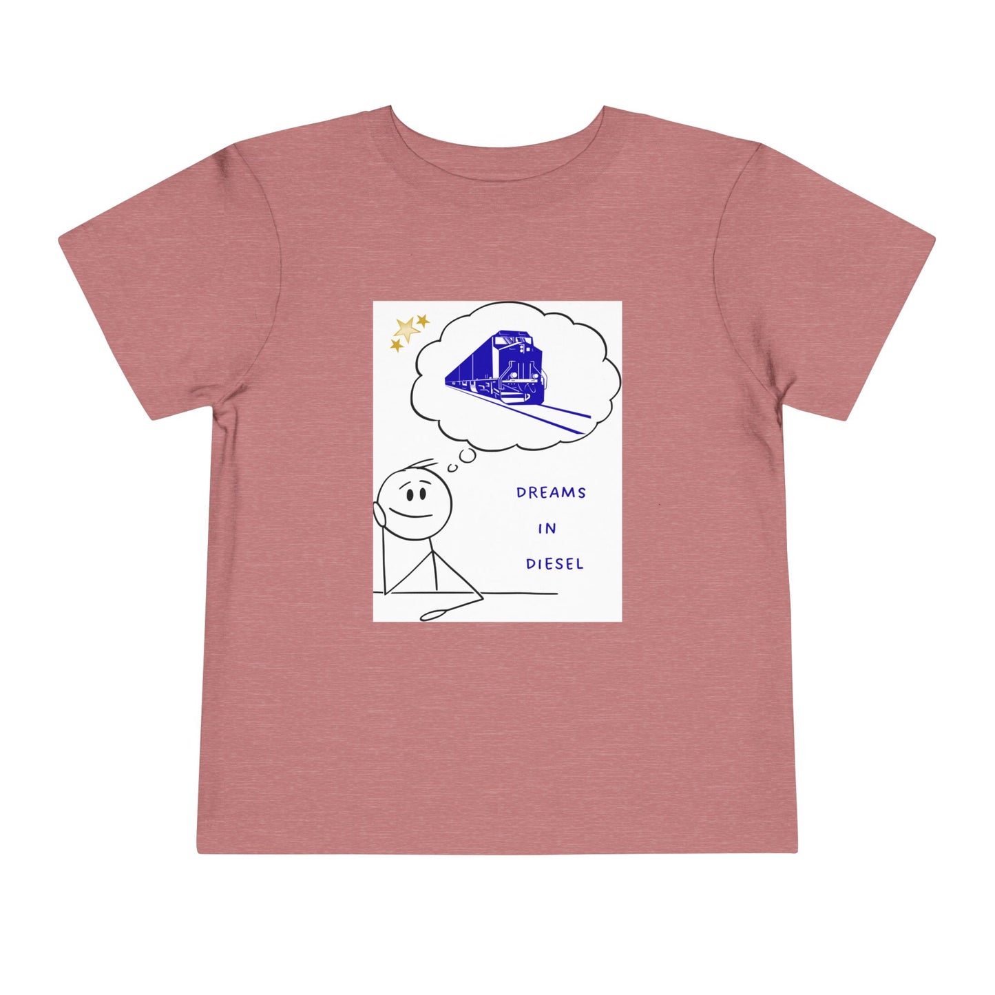 Toddler Freight Train T-Shirt | Dream in Diesel Train Lover Tee (2T–5T)