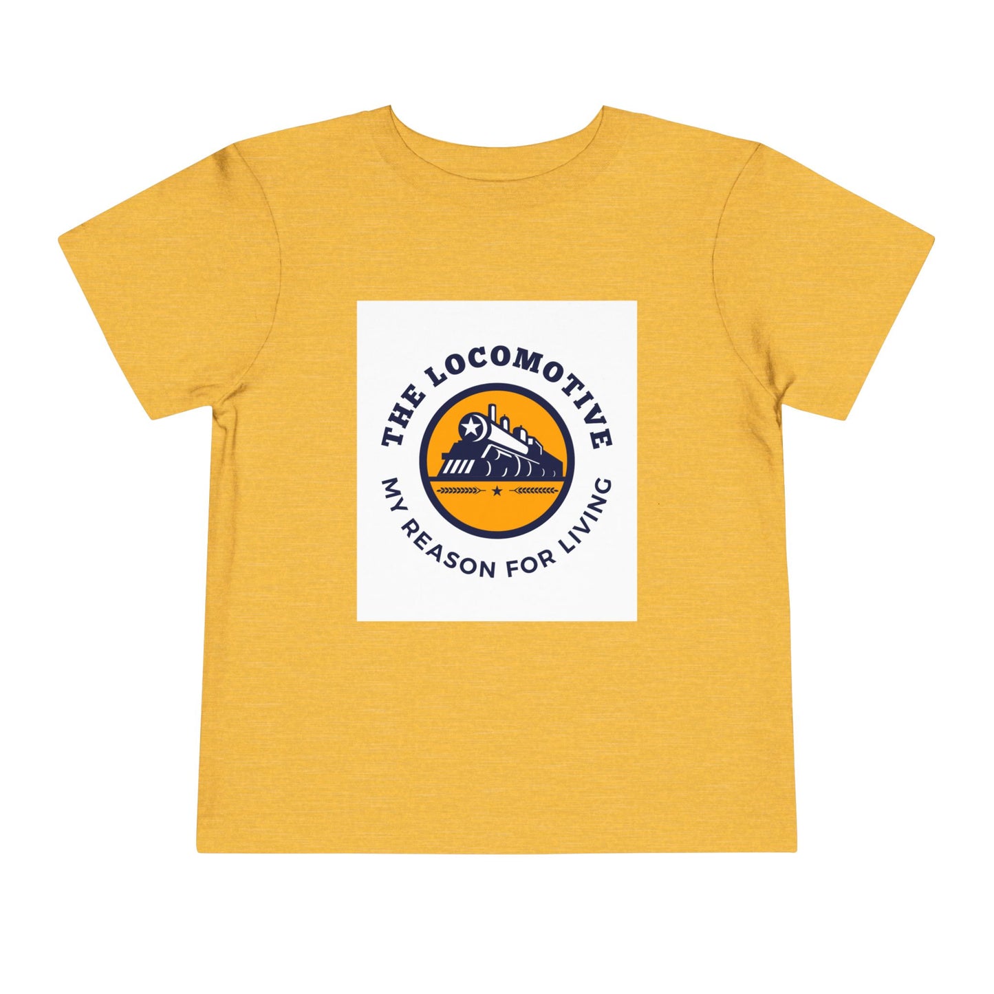Toddler Train Lover T-Shirt | Trains Are My Happy Place Train Graphic Tee (2T–5T)