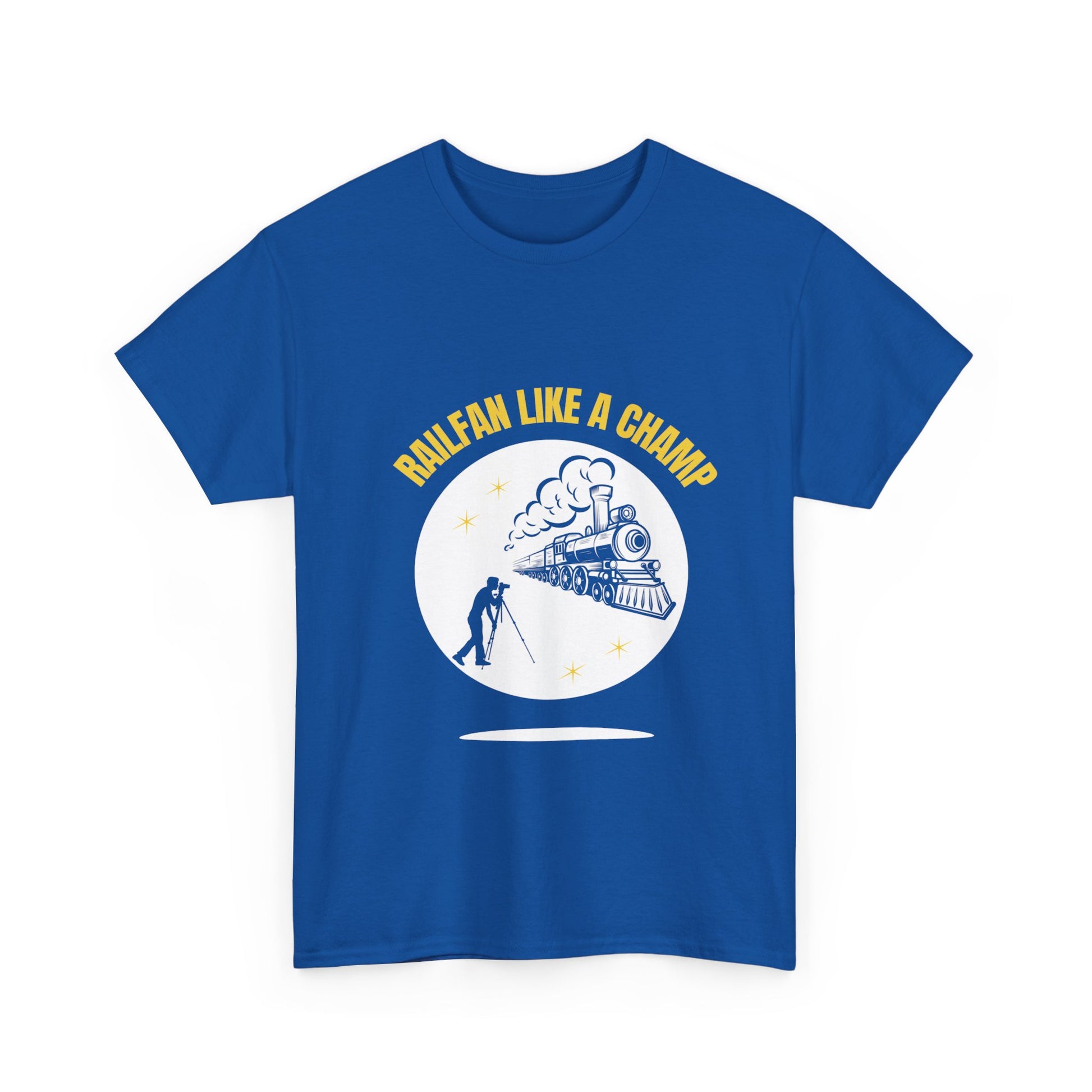 Classic railway train lover graphic t-shirt