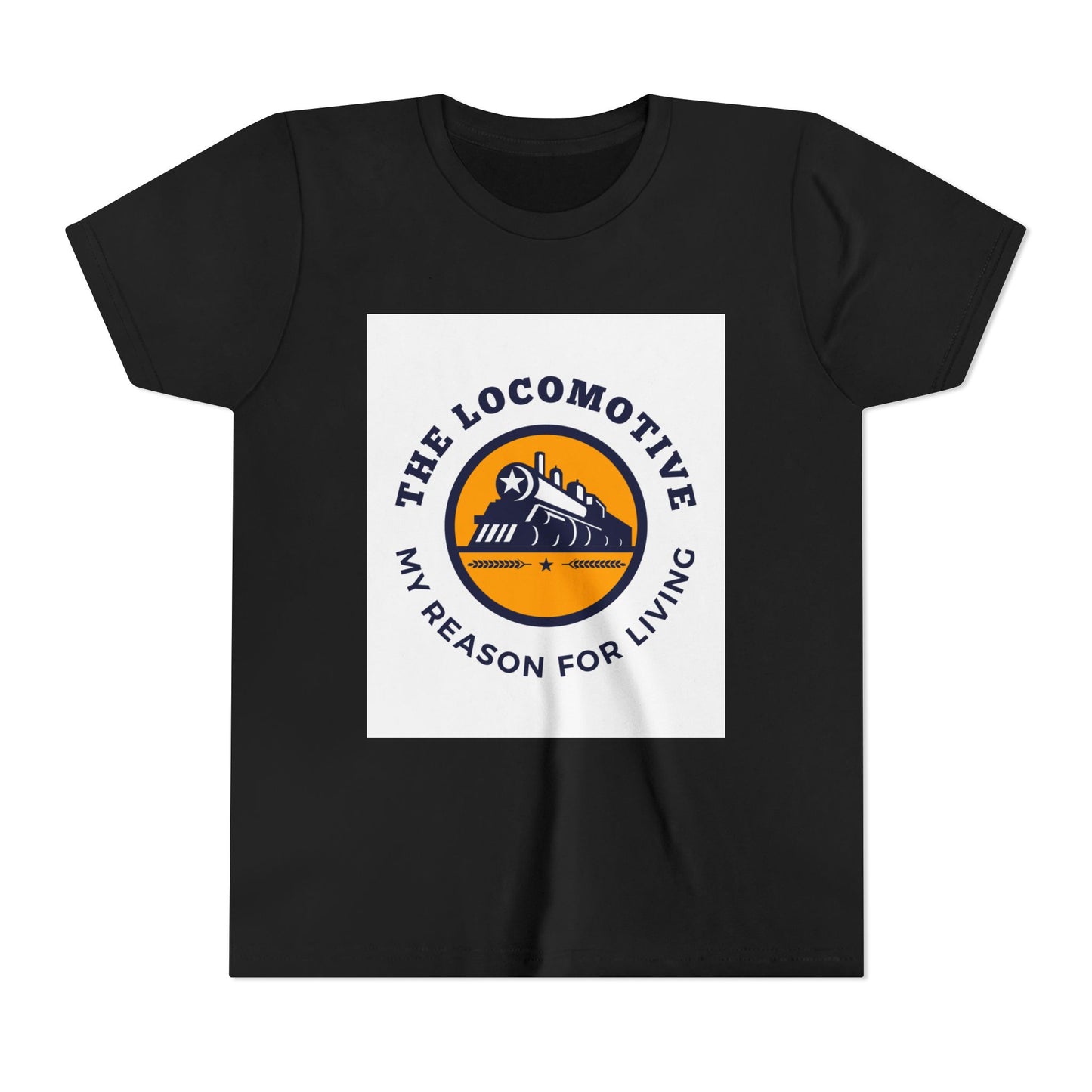 Kids Train Lover T-Shirt | Trains Are My Happy Place Youth Railfan Tee