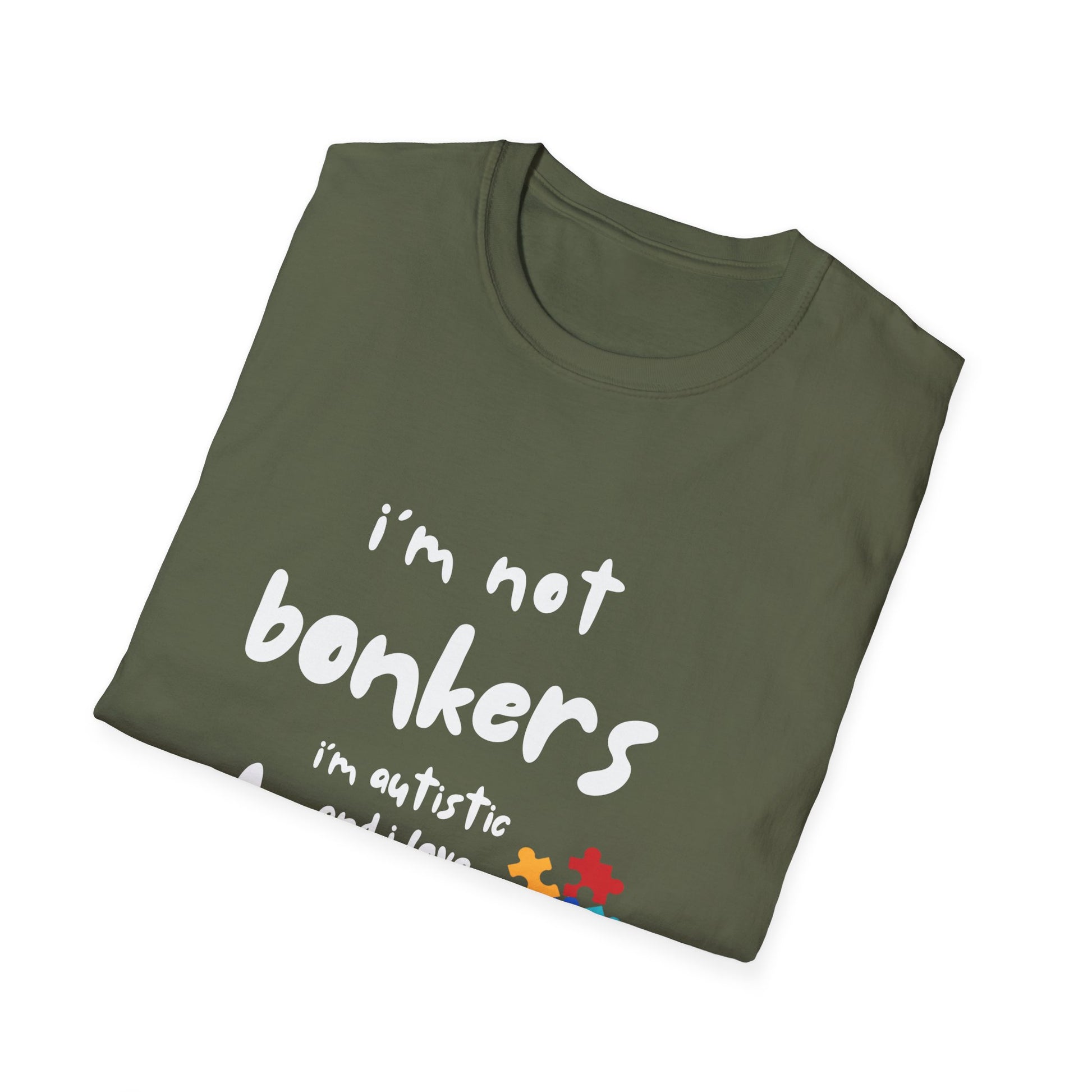 I’m Not Bonkers – Autism Acceptance Train Lover T-Shirt