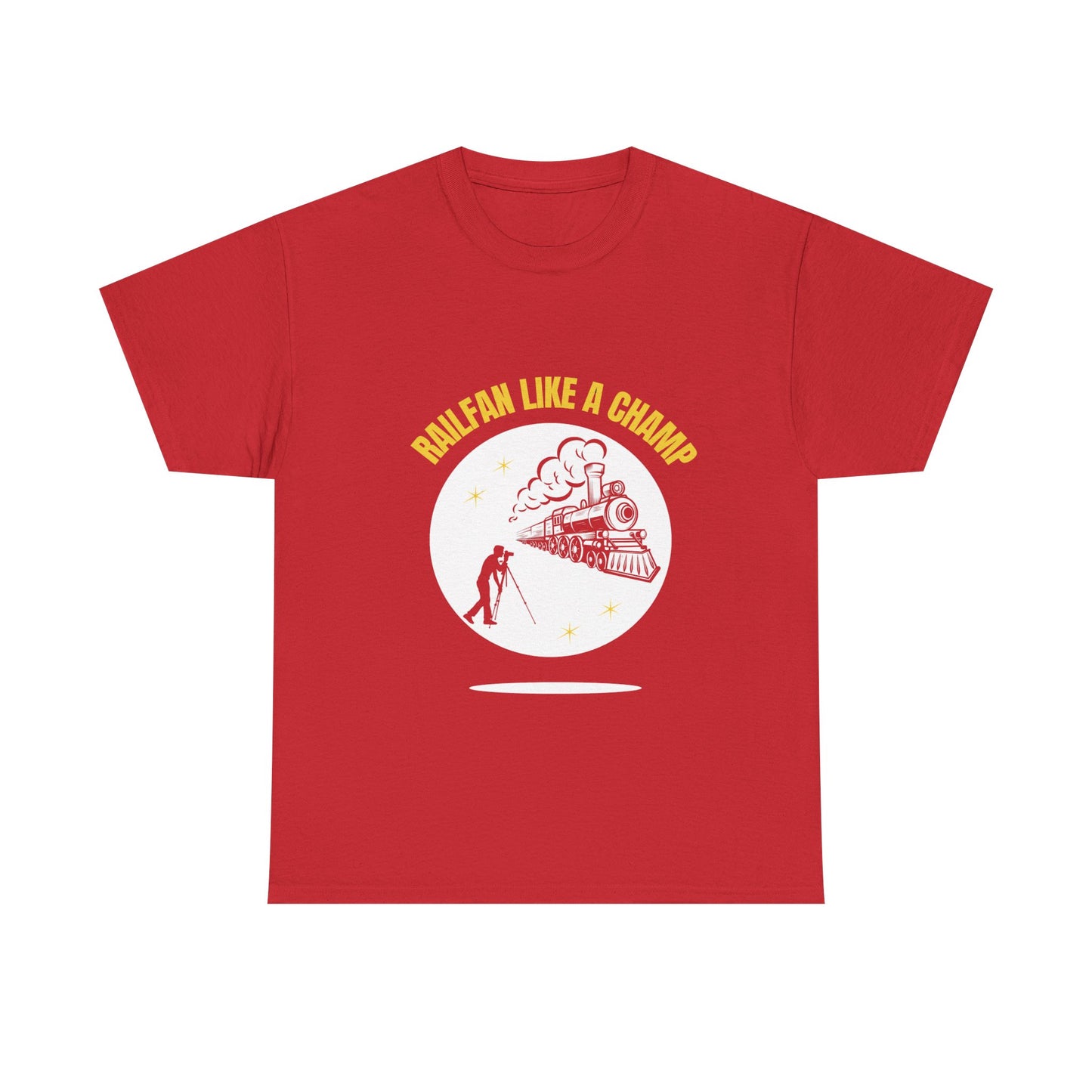 Classic railway train lover graphic t-shirt
