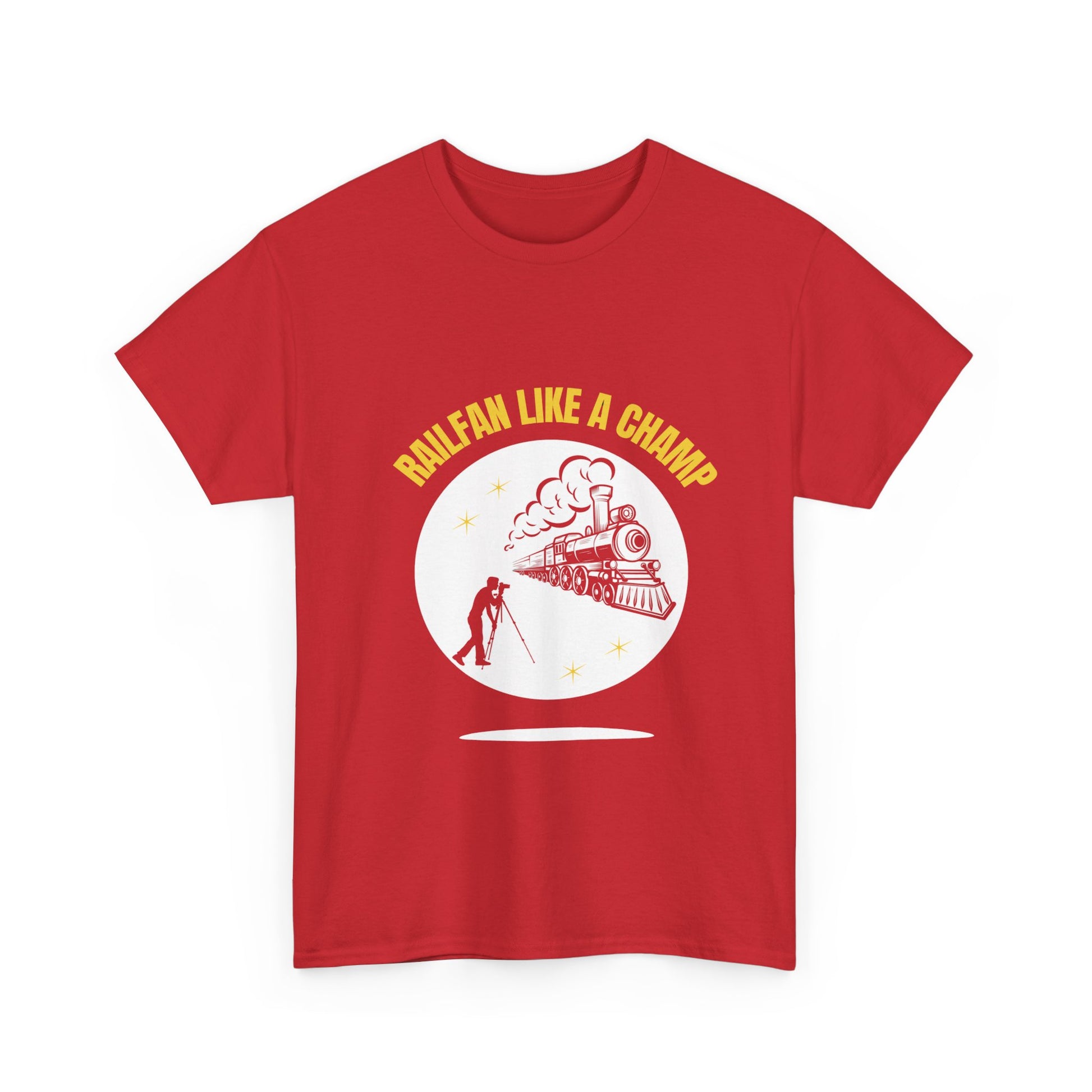 Classic railway train lover graphic t-shirt