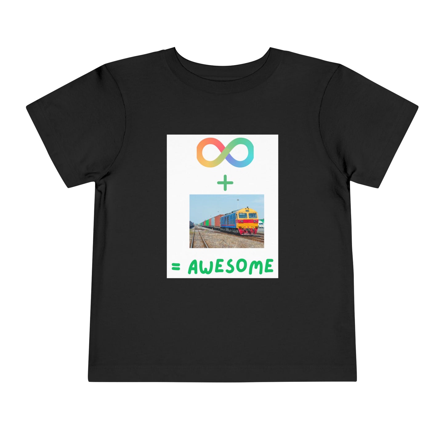 Autism Acceptance Toddler Train Lover T-Shirt | Special Interest Tee (2T–5T)