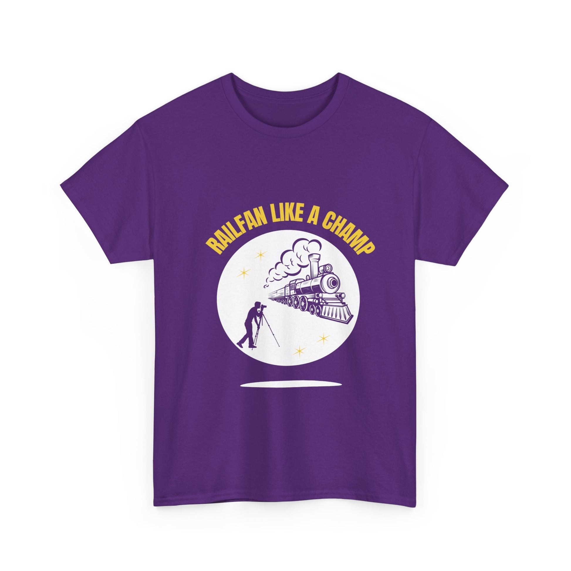 Classic railway train lover graphic t-shirt