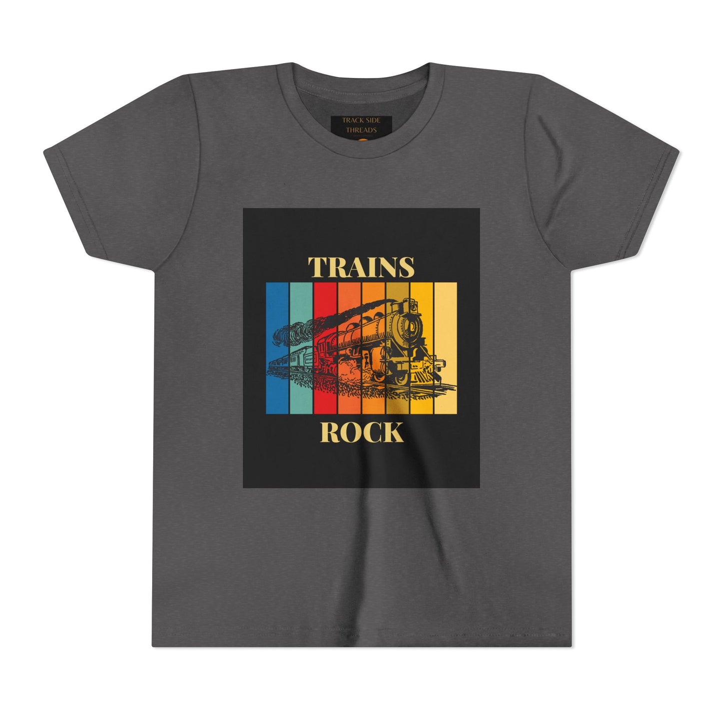 Kids Train Lover T-Shirt | Youth Railfan Tee – Trains Rock