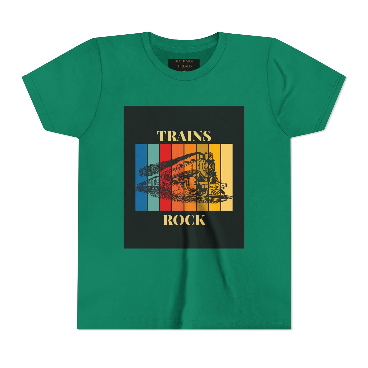 Kids Train Lover T-Shirt | Youth Railfan Tee – Trains Rock