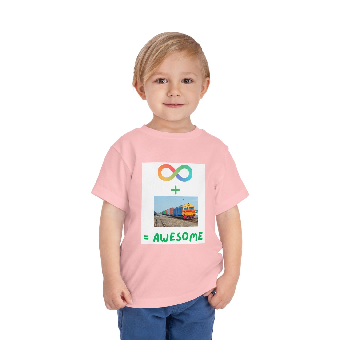Autism Acceptance Toddler Train Lover T-Shirt | Special Interest Tee (2T–5T)