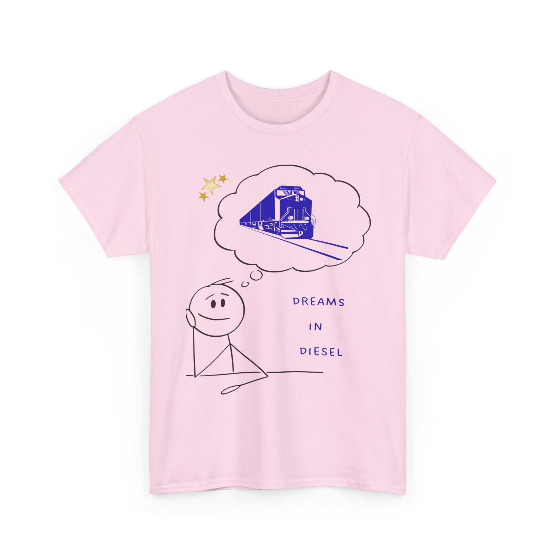 Dream in Diesel diesel locomotive railfan t-shirt
