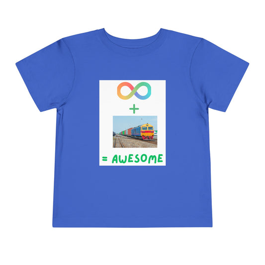 Autism Acceptance Toddler Train Lover T-Shirt | Special Interest Tee (2T–5T)